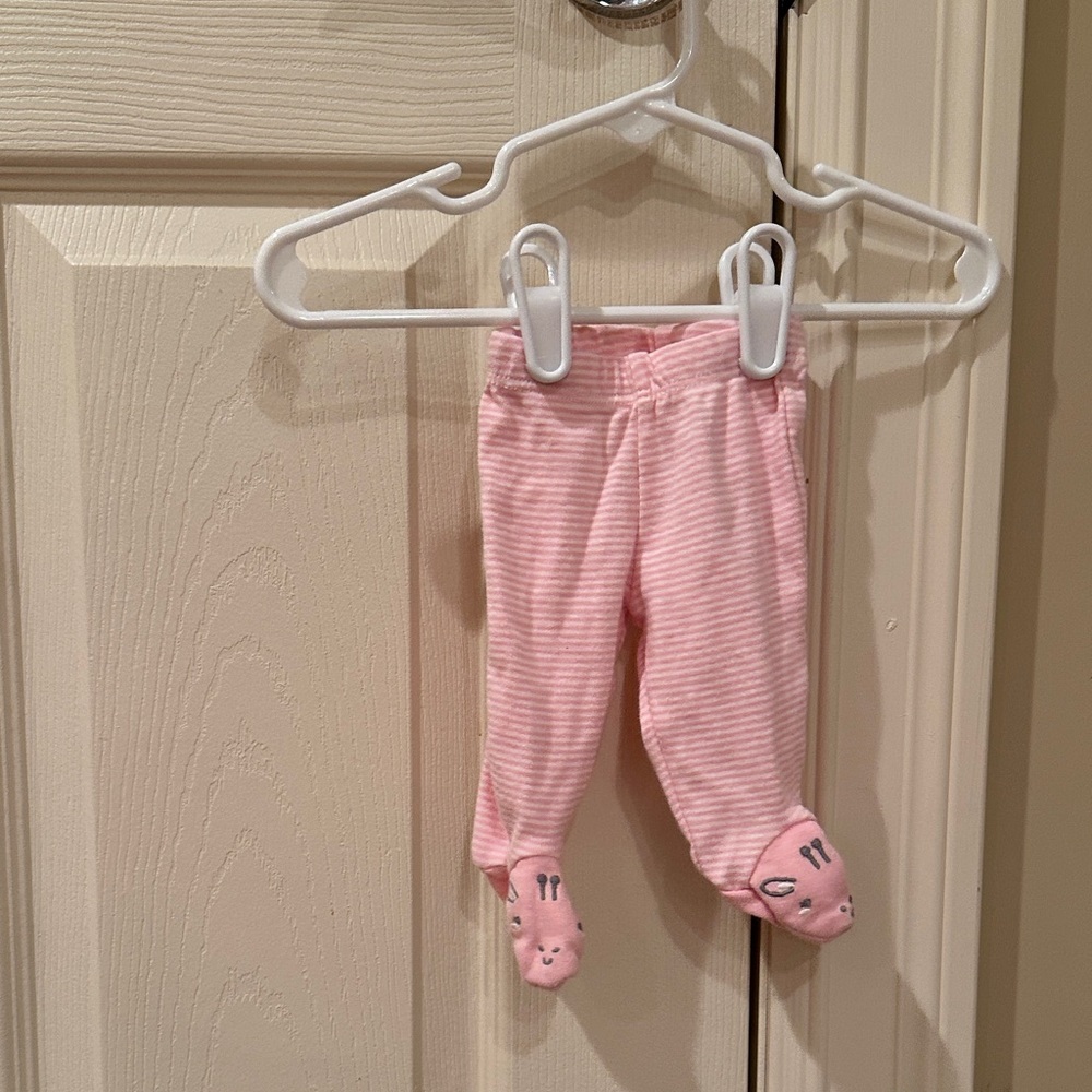 Carter's Pink Striped Baby Pants